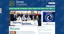 Desktop Screenshot of cavanchamber.ie